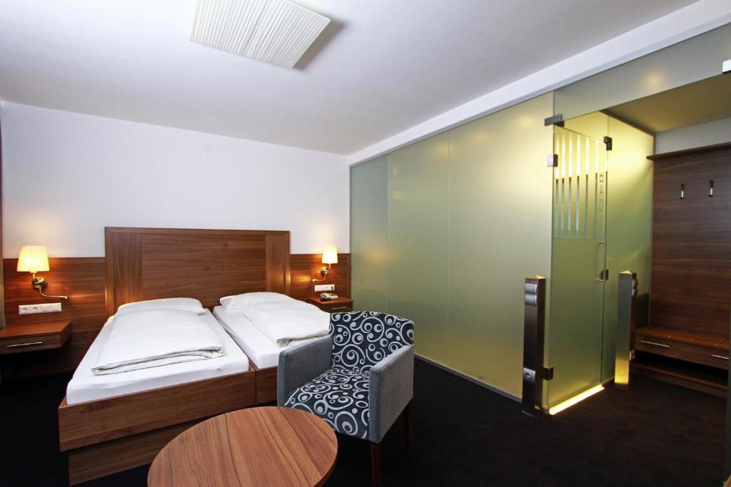 Pension Am Kurpark Wenen Kamer foto
